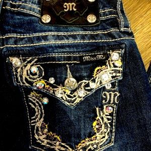 Miss Me Jeans Style#MY591053 sz 26 Mid-Rise Skinny